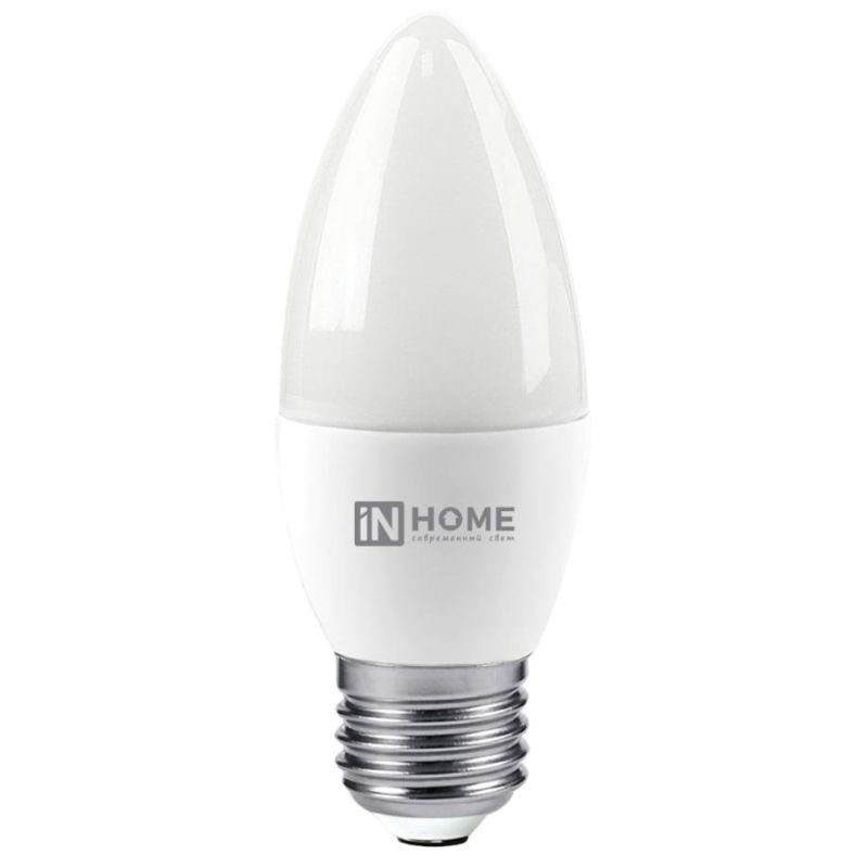 Лампа светодиодная LED-СВЕЧА-VC 11Вт 230В Е27 6500К 1050 Лм IN HOME