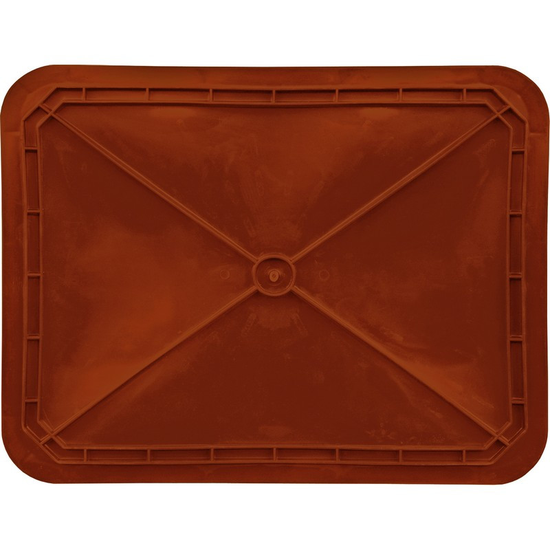 Ящик (лоток) кондитерский из ПНД 430×330×110 мм красный