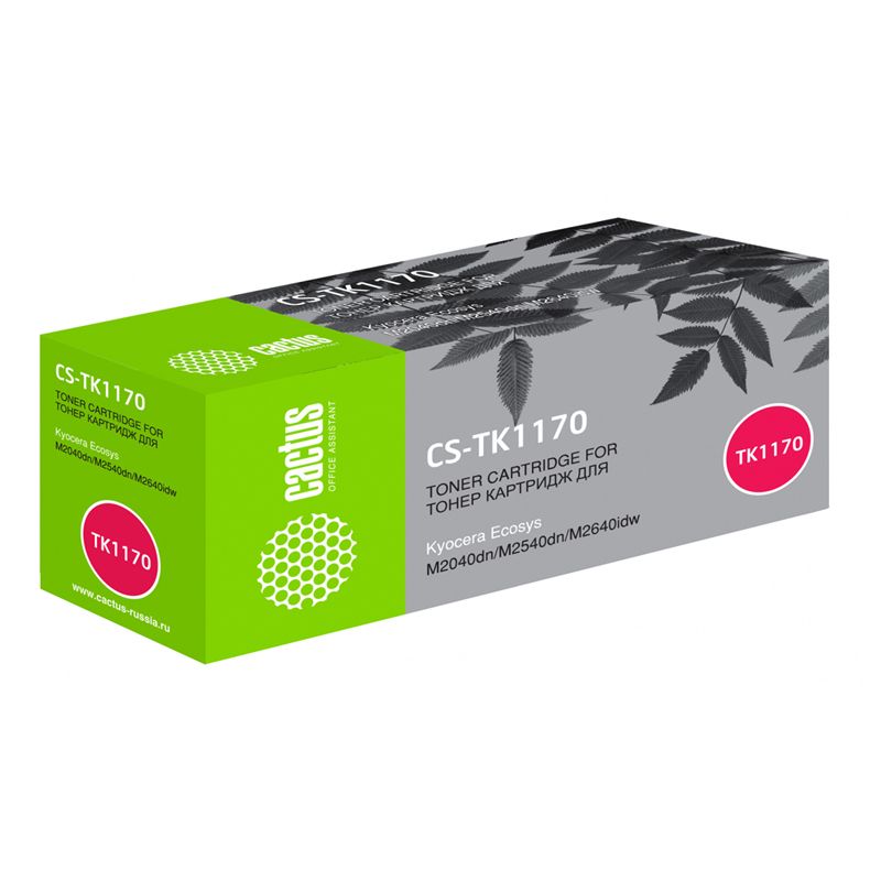 превью Картридж совм. Cactus TK-1170 черный для Kyocera Ecosys M2040dn/ M2540dn/M2640idw (7200стр. )