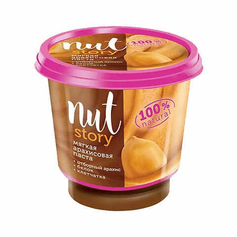 превью Паста арахисовая NUT STORY, 350 г, пластиковая банка