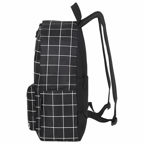 Рюкзак BRAUBERG POSITIVE универсальный, карман-антивор, «Checkered», 42×28х14 см