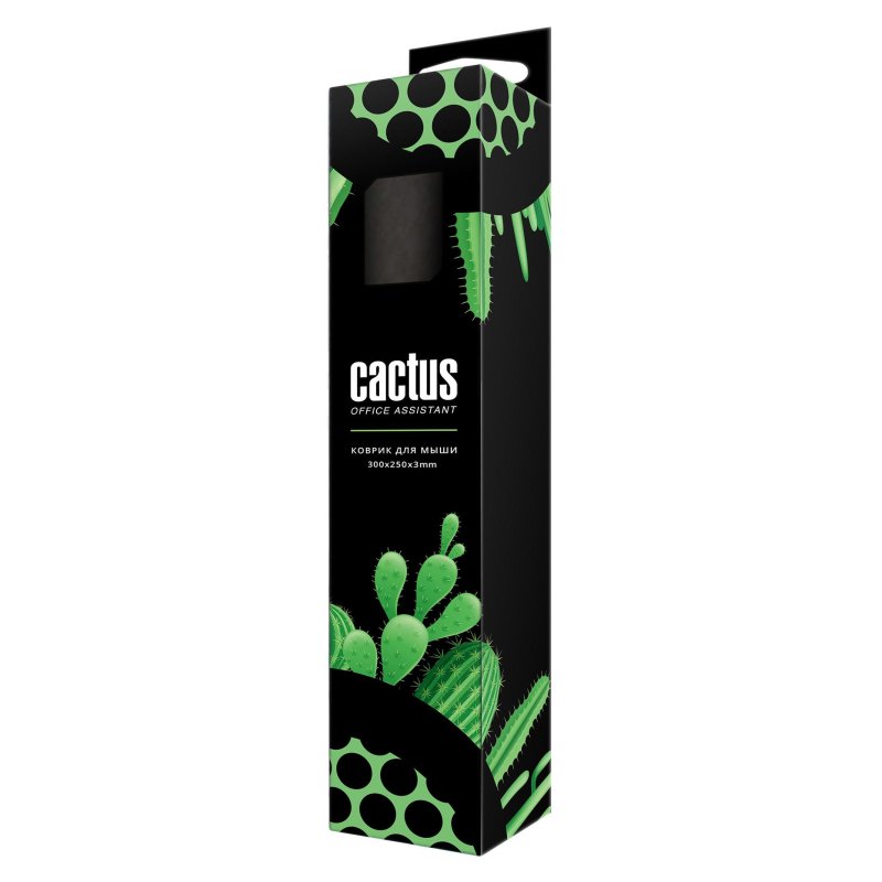 Коврик для мыши Cactus CS-MP-D02M Black Mesh Средний 300×250x3мм