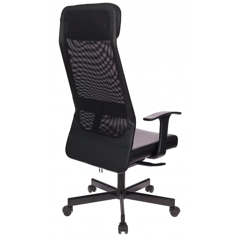 Кресло для руководителя Easy Chair 651 TPU черное (искусственная кожа/сетка/пластик)