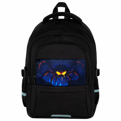 Рюкзак BRAUBERG VIBE, 2 отделения, 5 карманов, «Dark spider», 40×28х14 см
