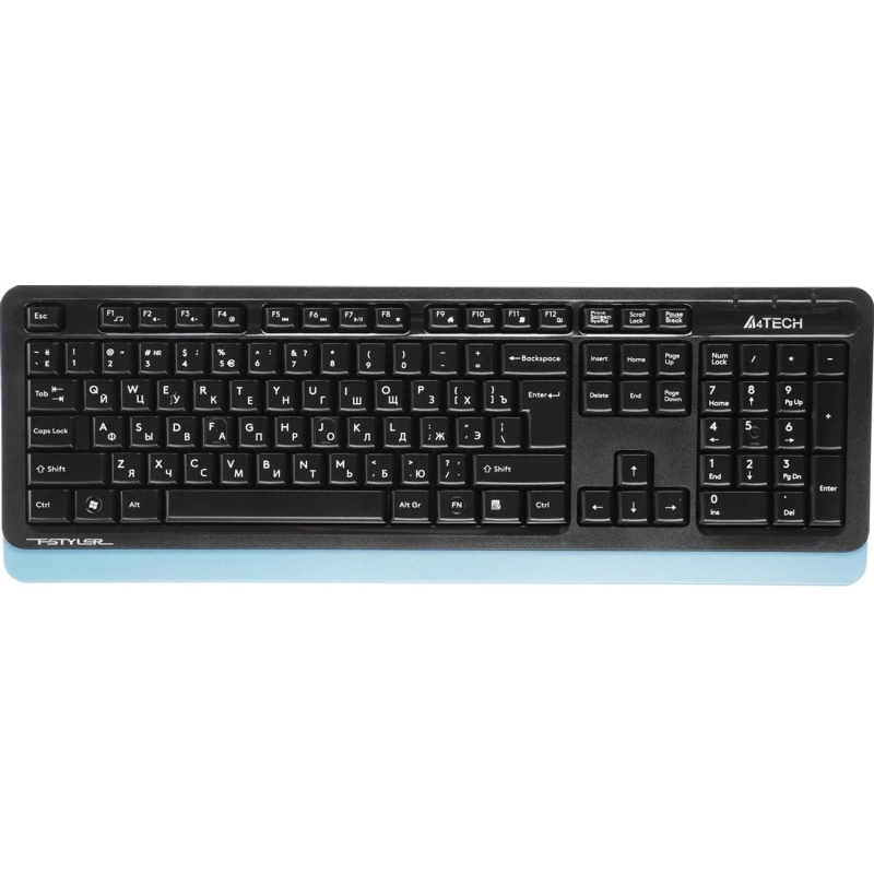 Набор клавиатура+мышь A4Tech Fstyler FG1035 NAVY BLUE USB беспров. чер/син