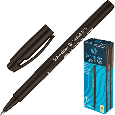 Роллер SCHNEIDER TOPBALL 845/1 черный, 0,3 мм