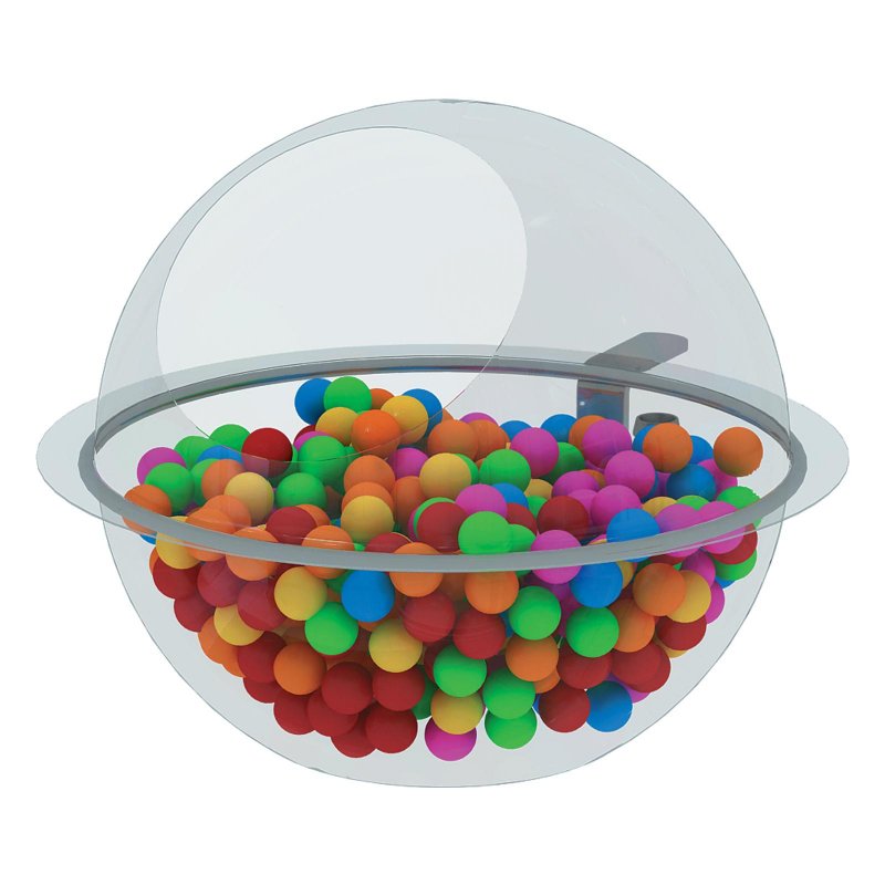 Дисплей полукруглый пластиковый для мелкого товара (струбцина и нижняя часть)