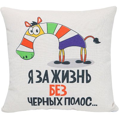 Подушка декоративная 40×40см (хлопок 60%, ПЭ 40%/новолон ПЭ), ПД40-036