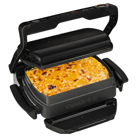 Электрогриль TEFAL GC714834, 2000 Вт, съемные панели, регулировка температуры, черный