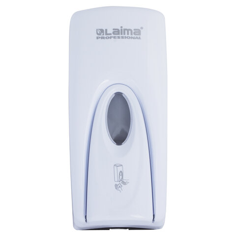 Диспенсер для жидкого мыла LAIMA PROFESSIONAL ORIGINAL, НАЛИВНОЙ,1 л, белый, ABS-пластик, 605782