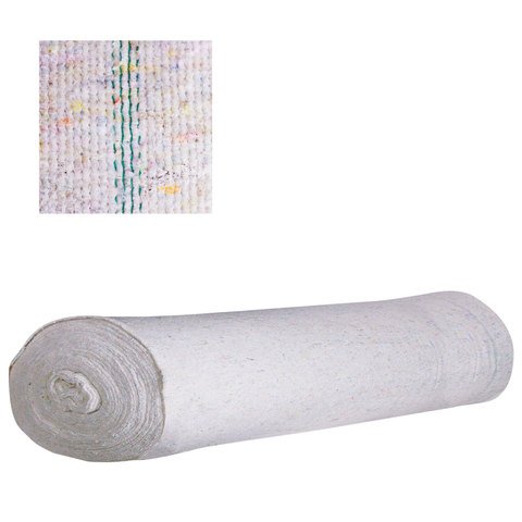 Полотно техническое ХПП, плотное, светлое, 1.60×70 м, 210 г/м2, шаг 2.5 мм, уборка/обтирка, «Премиум» ЛАЙМА