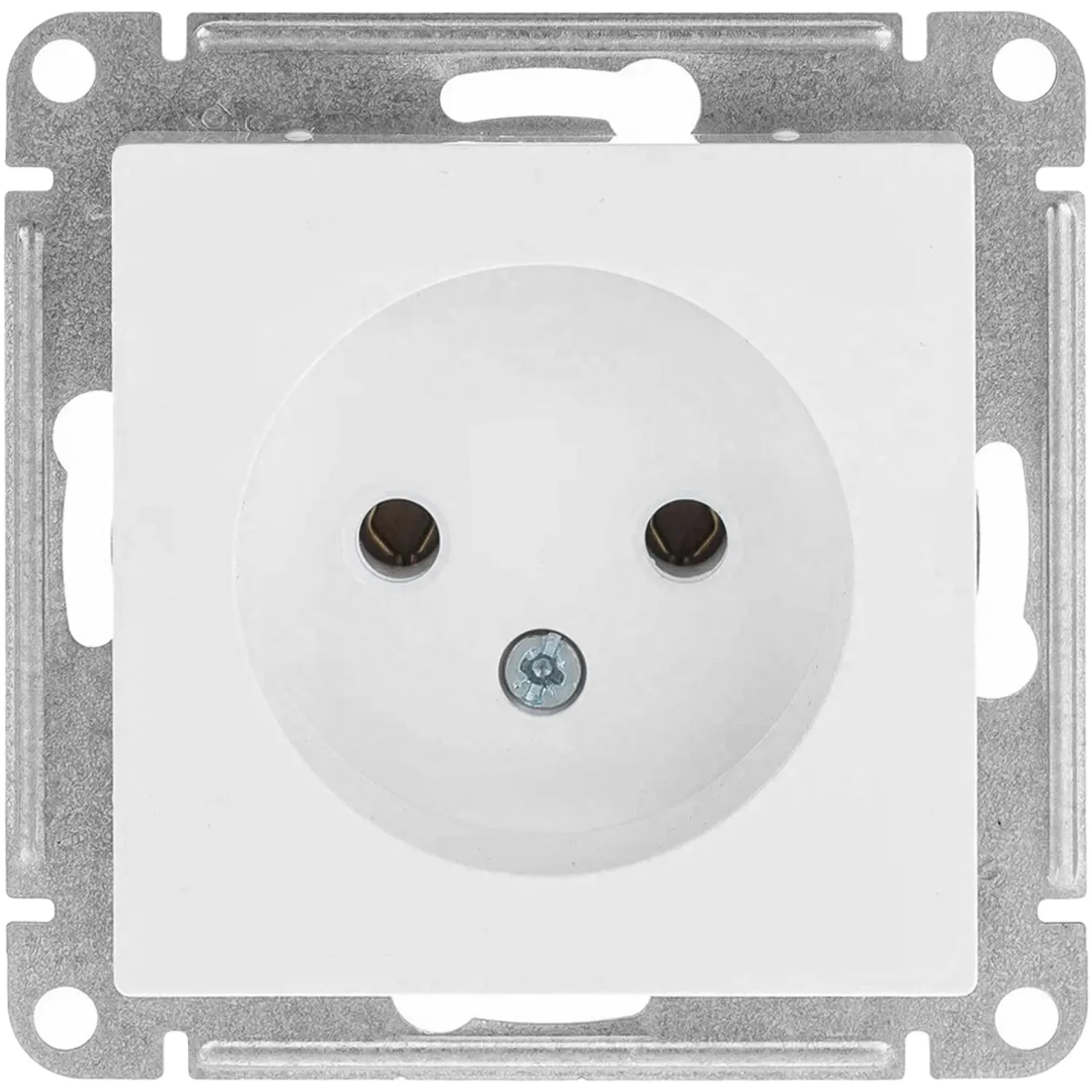 превью Розетка встраиваемая Systeme Electric ANT000141 AtlasDesign 16 А IP20 белая (1240145)