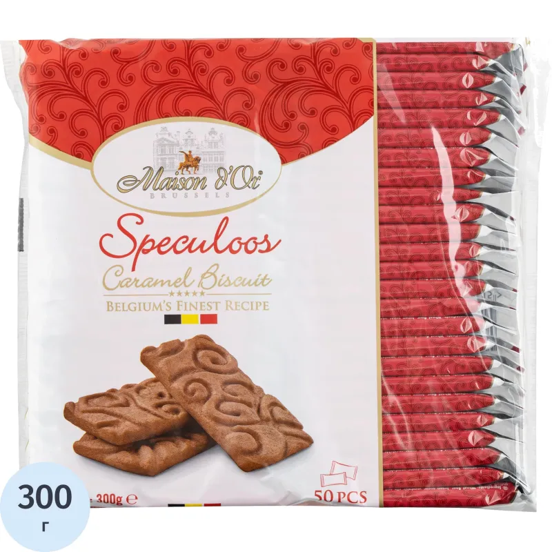 Печенье сахарное Maison D'or Speculoos карамельное 300 г