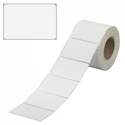 Этикетка ТермоЭко (58×40 мм), 700 этикеток в ролике, прозрачная подложка, светостойкость до 2 месяцев, 114504