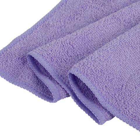 Салфетки из МИКРОФИБРЫ 30×30 см PASTEL COLOUR, big pack, КОМПЛЕКТ 10 штук, 180 г/м2, LAIMA HOME