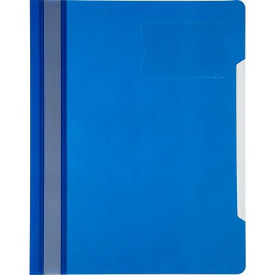 Скоросшиватель пластиковый Attache А4 до 100 листов синий (толщина обложки 0.12/0.16 мм, 10 штук в упаковке)
