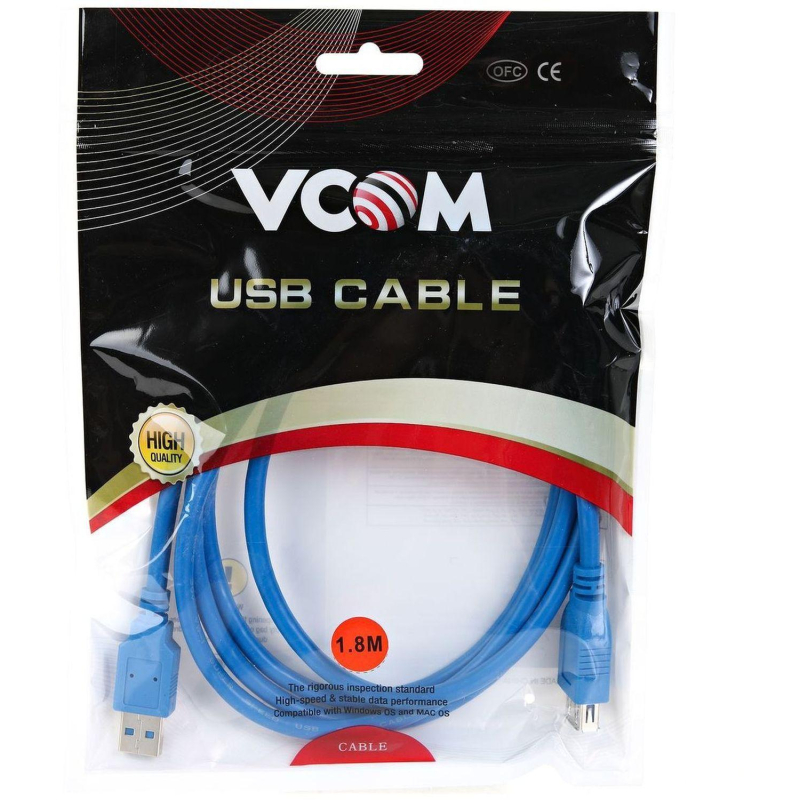 Удлинитель USB3.0 Am-Af 1.8m VCOM (VUS7065-1.8M)