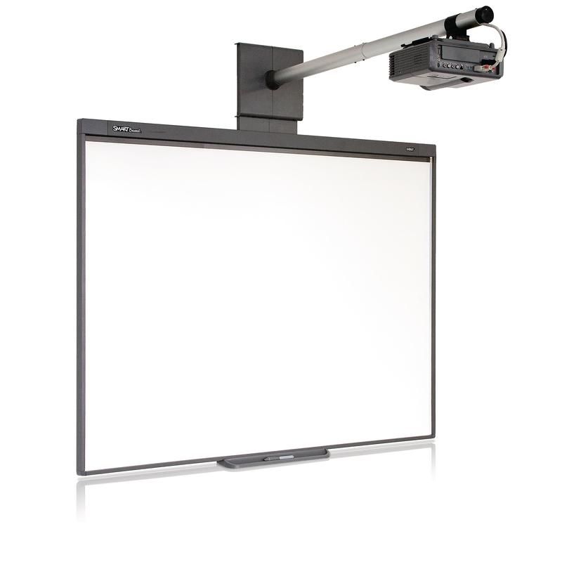 превью Комплект интерактивный доска Smart Board 480 77 деймов + ключ Smart Notebook 11 + проектор Smart V30 + универсальное крепление к проектору