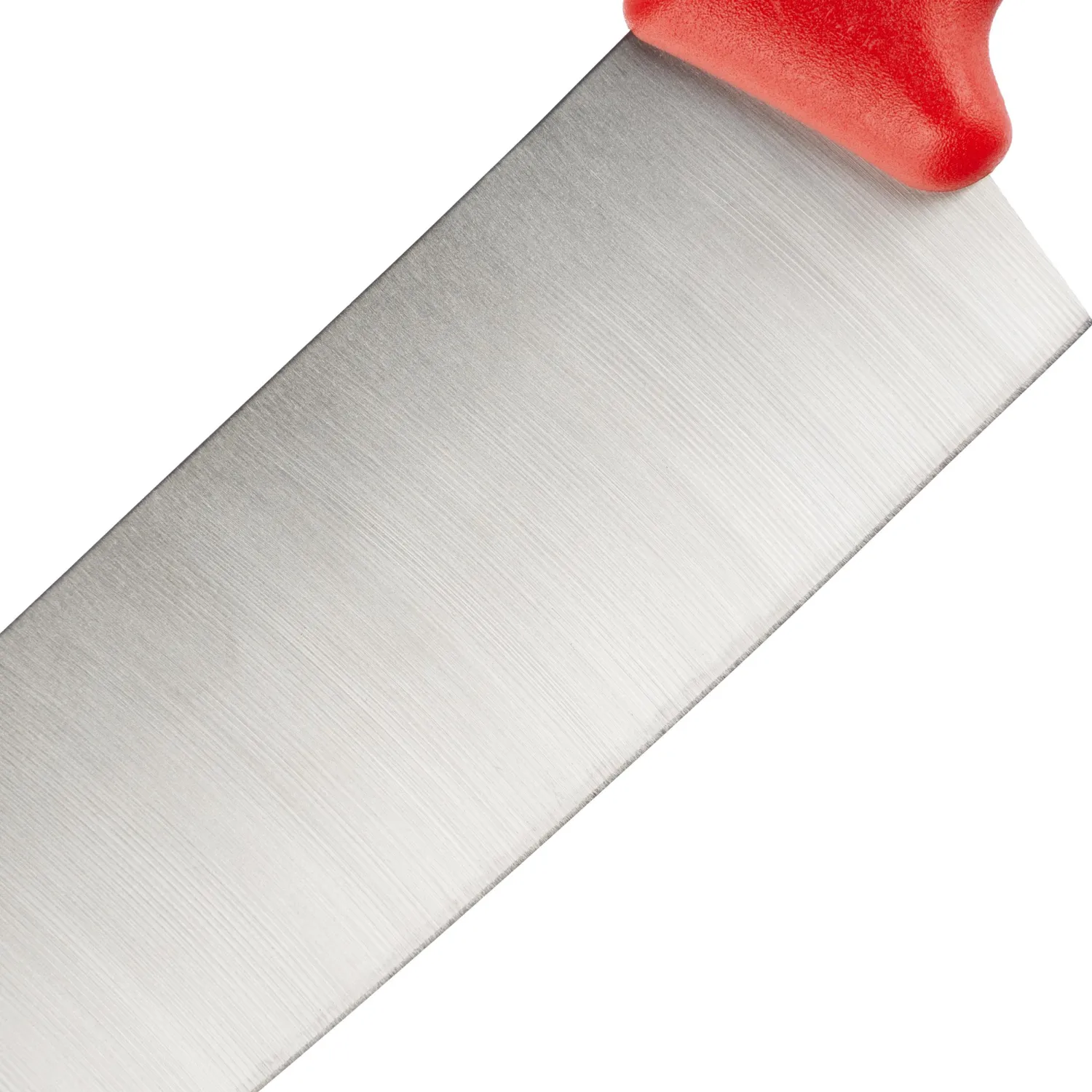 Нож поварской лез 300 мм толщ 2 мм 3Cr13 красная пластиковая ручка