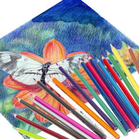 Карандаши цветные акварельные BRAUBERG PREMIUM AQUARELLE18 цветовгрифель мягкий 4 мм181672