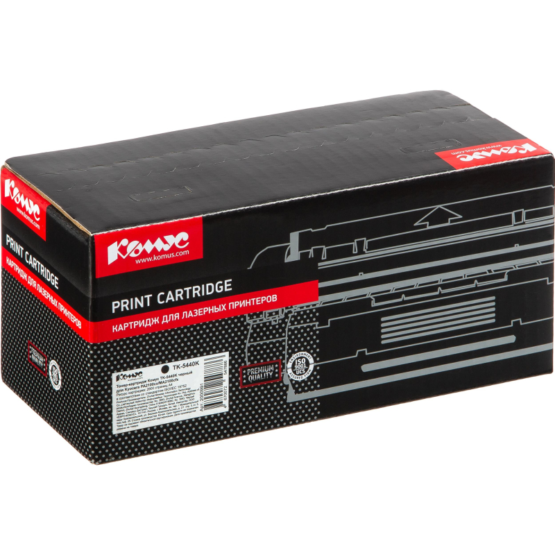 Тонер-картридж Комус TK-5440K чер. для Kyocera PA2100cx/MA2100cfx