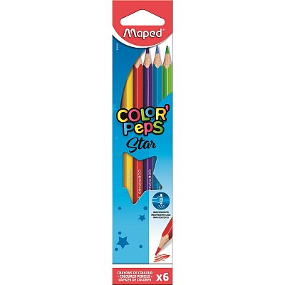 Карандаши цветные Maped COLOR PEPS 6 цв. 