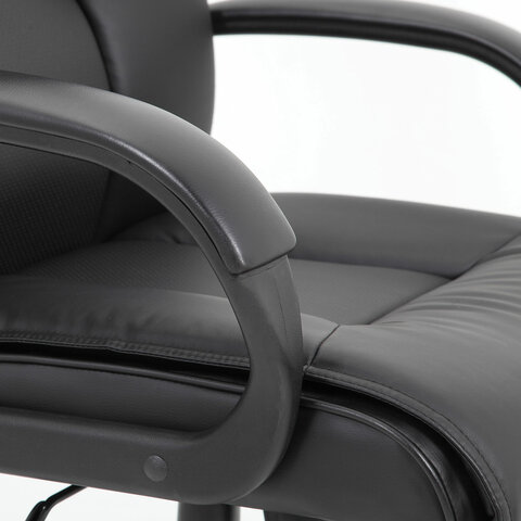 Кресло офисное BRABIX PREMIUM «Work EX-513», экокожа, черное