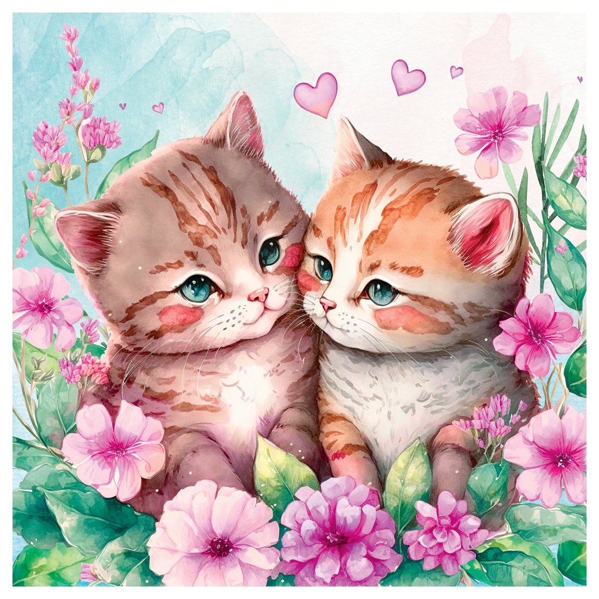 превью Пазл 64 эл. ТРИ СОВЫ «Милые котята»