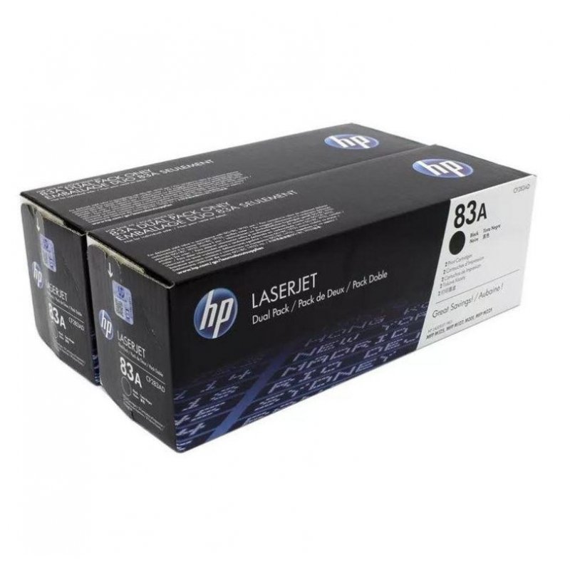 Картридж лазерный HP 83A CF283AF чер. для LJ Pro M201/MFP M125 (2шт/уп)