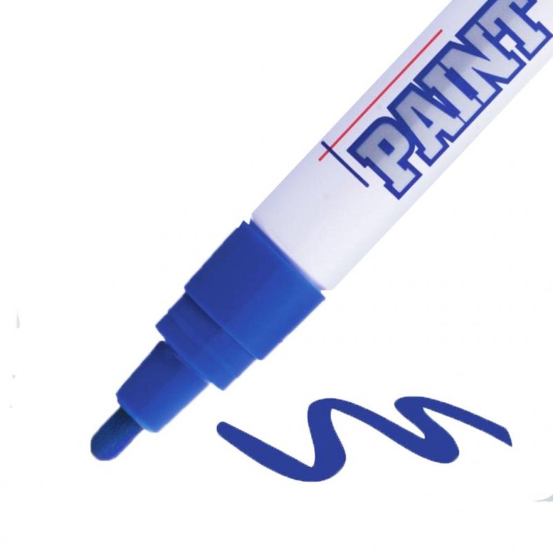 Маркер пеинт (лак) MunHwa 4 мм синий - купить в Москве оптом и в ...