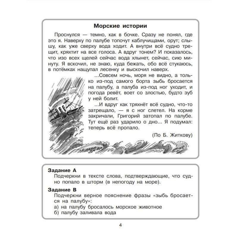 Тетрадь рабочая тренажер по литературному чтению и русскому языку для 2 класса Мишакина Т. Л., Митрофанова Г. И