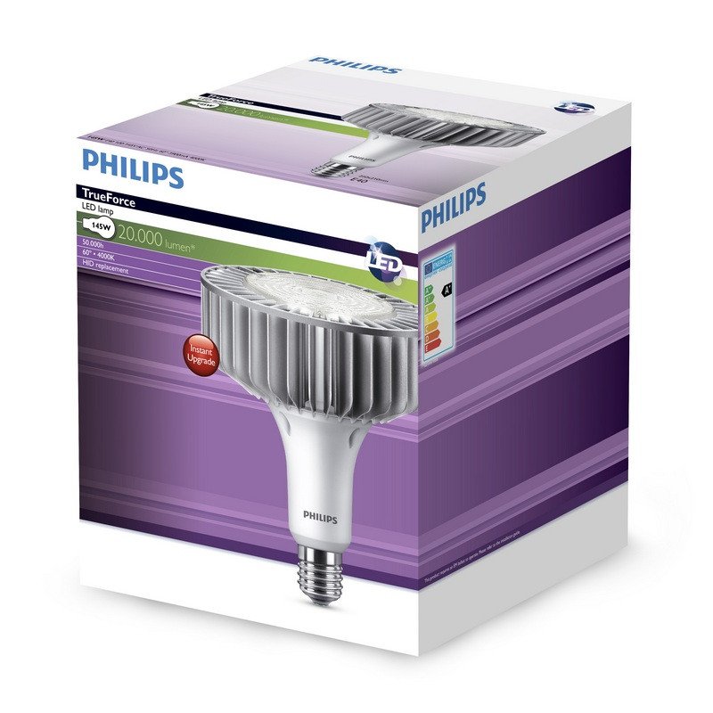 превью Лампа светодиодная Philips 145Вт E40 сферическая 4000K нейтральный белый свет