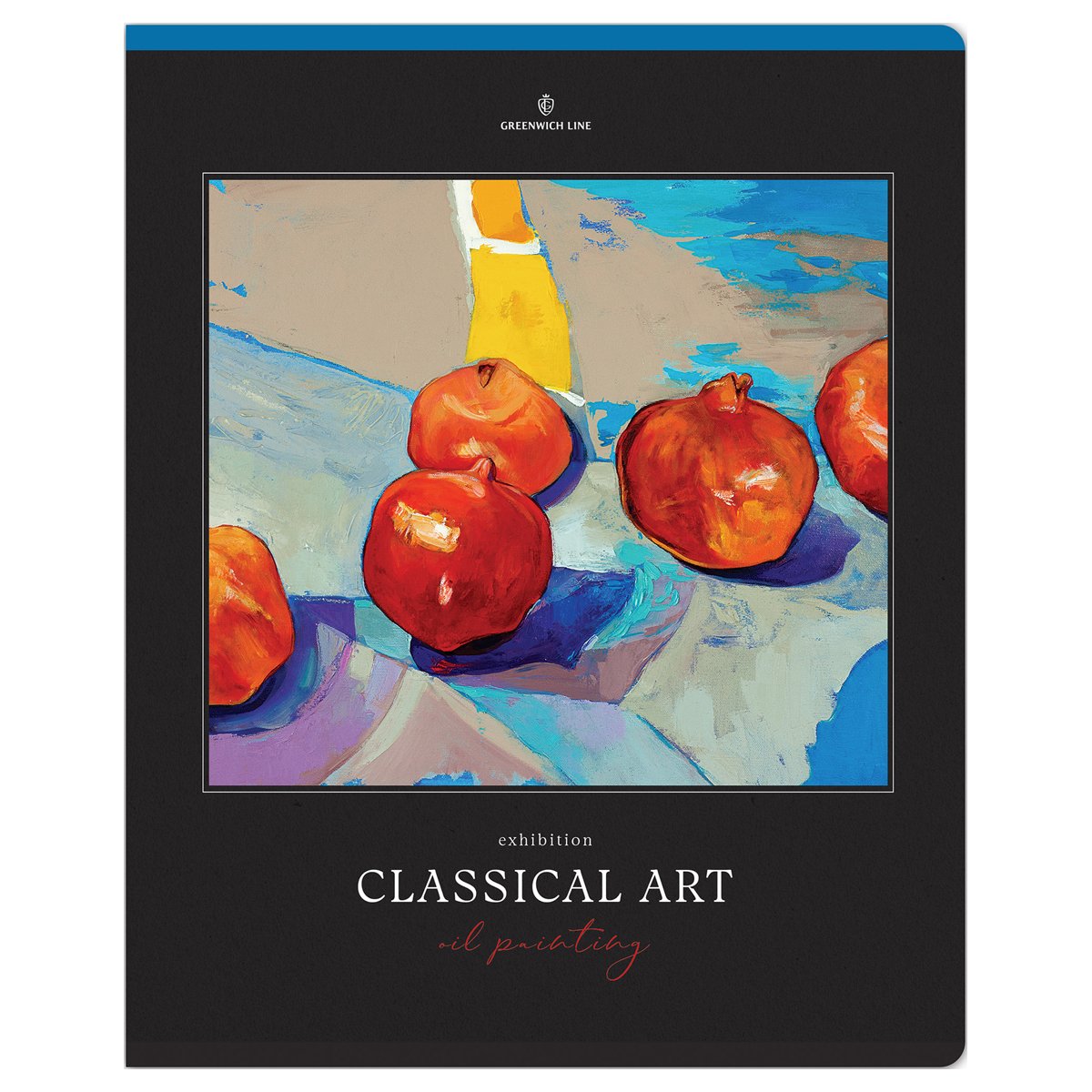 Тетрадь 48л., А5, клетка Greenwich Line «Classical art», глянцевая ламинация, твин-лак, 70г/м2
