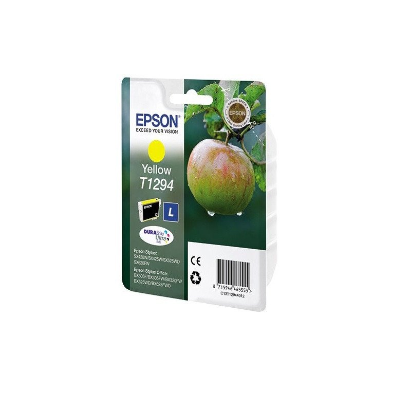 превью Картридж струйный Epson C13T12944012 жел. для St SX420W/BX305F