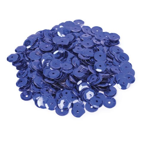 Пайетки для творчества «Классика», оттенки голубого, 8 мм, 30 грамм, 3 цвета, ОСТРОВ СОКРОВИЩ