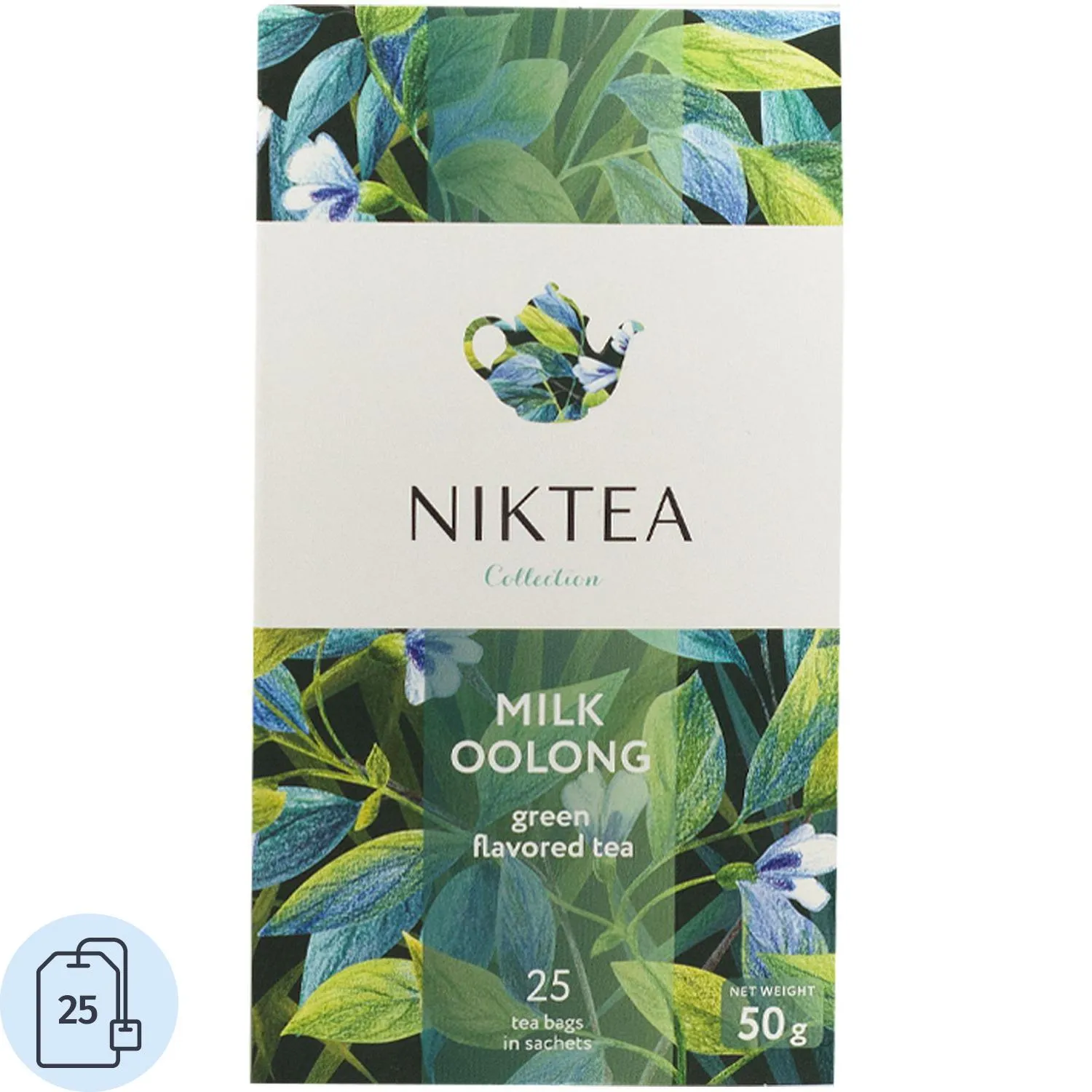 превью Чай NIKTEA Молочный Улун зелен. 25 пакx2гр/уп