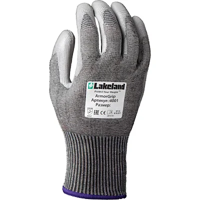 Перчатки защитные от порезов Lakeland ArmorGrip 4001 цв. серый р.9