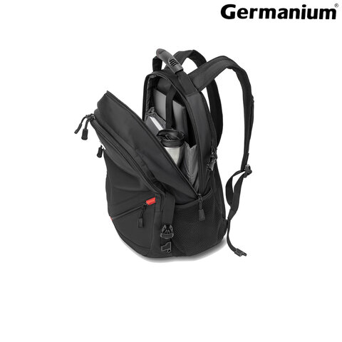 Рюкзак B-PACK «S-01» (БИ-ПАК) универсальный, с отделением для ноутбука, влагостойкий, черный, 47×32×20 см