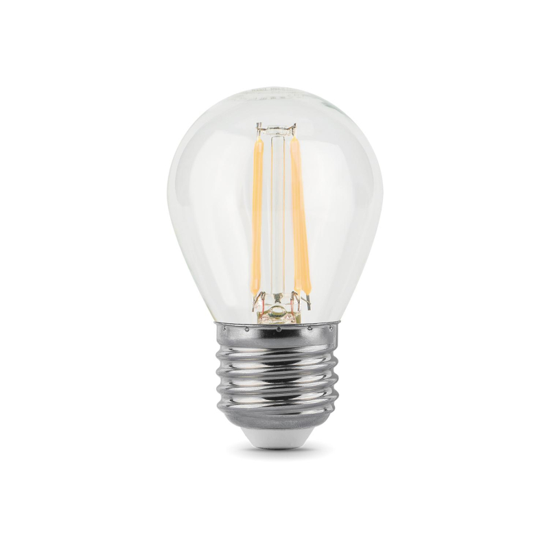 Лампа светодиодная Gauss Filament 7 Вт E27 шарообразная 2700 K теплый белый