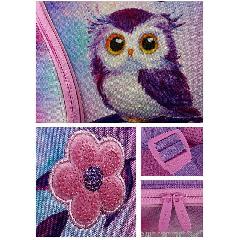 Ранец Berlingo Nova «Owl» 37×28×18см, 2 отделения, 2 кармана, анатомическая спинка
