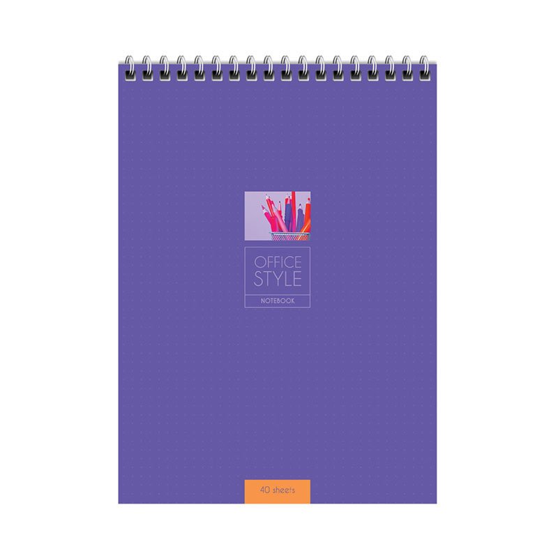 Блокнот А5 40л. на гребне ArtSpace «Моноколор. Office style»