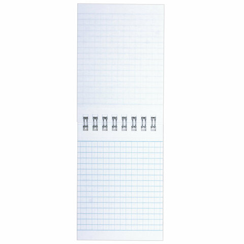 Блокнот МАЛЫЙ ФОРМАТ А7 75×105 мм, 40 л., гребень, картон, клетка, BRAUBERG «Minimal Classic»