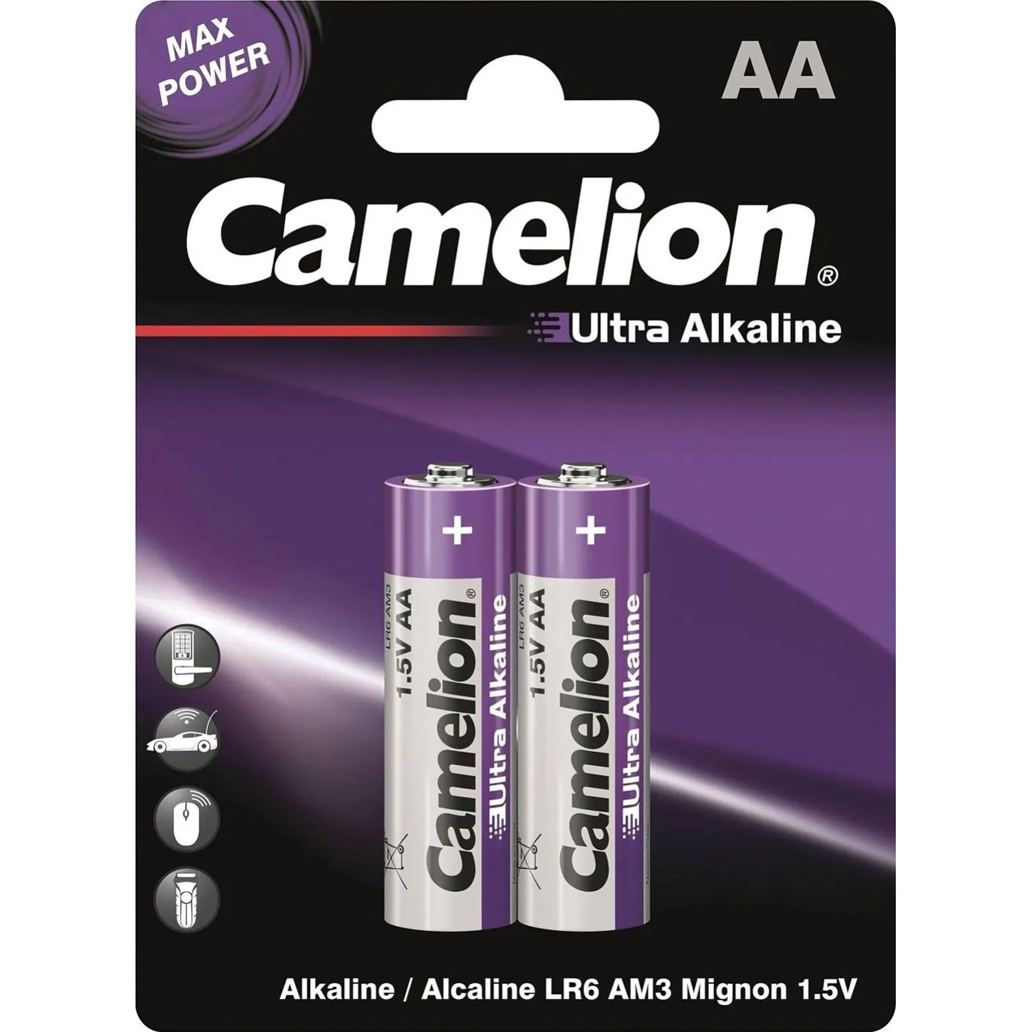 превью Батарейка AA пальчиковая Camelion Ultra (2 штуки в упаковке)