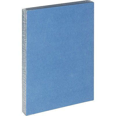 Обложки для переплета картонные А4 230 г/кв. м синие зернистая кожа (100 штук в упаковке)