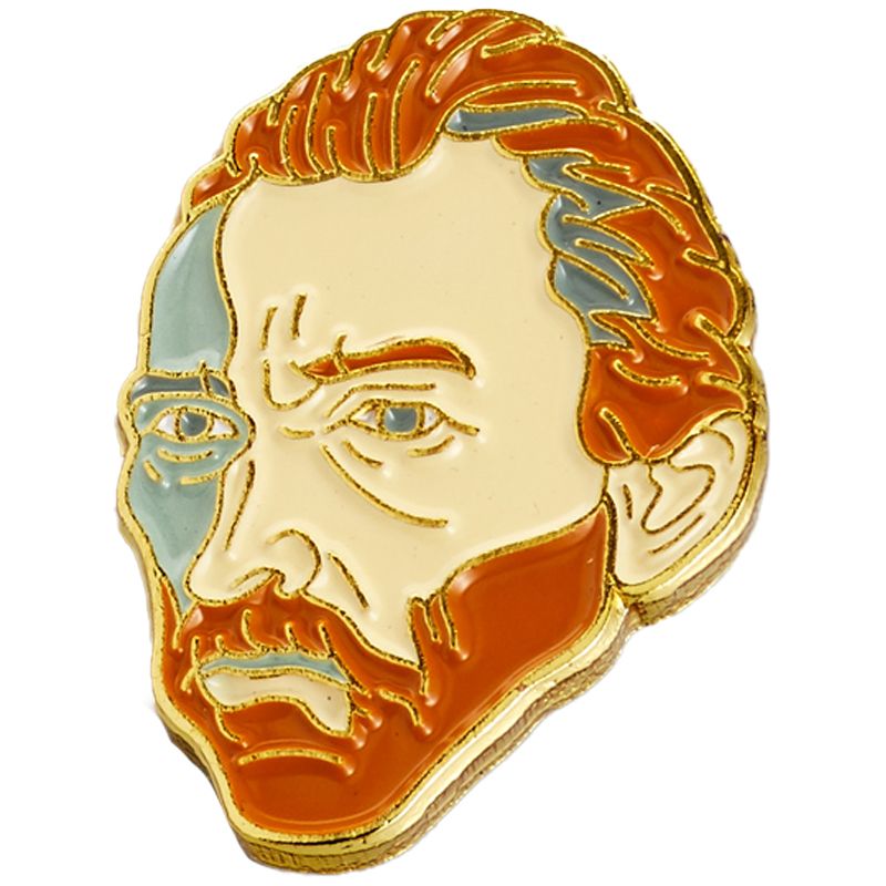 превью Значок металлический Подписные издания «Ван Гог», эмаль, 1.5×2.2см