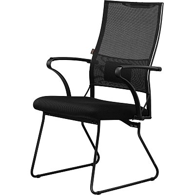 Конференц-кресло MT_Sit Air-180/Km00/Wh00/K15bL(F58), черный