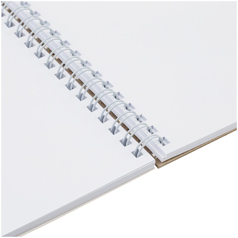 Скетчбук 60л. 150×150 на гребне MESHU «Harmonicat», 120 г/м2