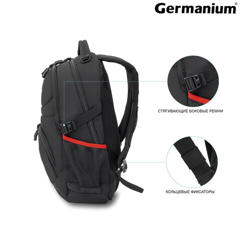 Рюкзак B-PACK «S-06» (БИ-ПАК) универсальный, уплотненная спинка, облегченный, черный, 46×32×15 см