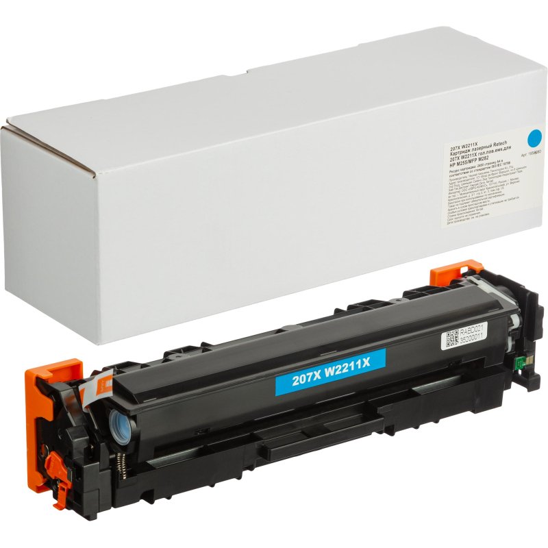 Картридж лазерный Retech 207X W2211X гол. пов. емк. для HP M255/MFP M282