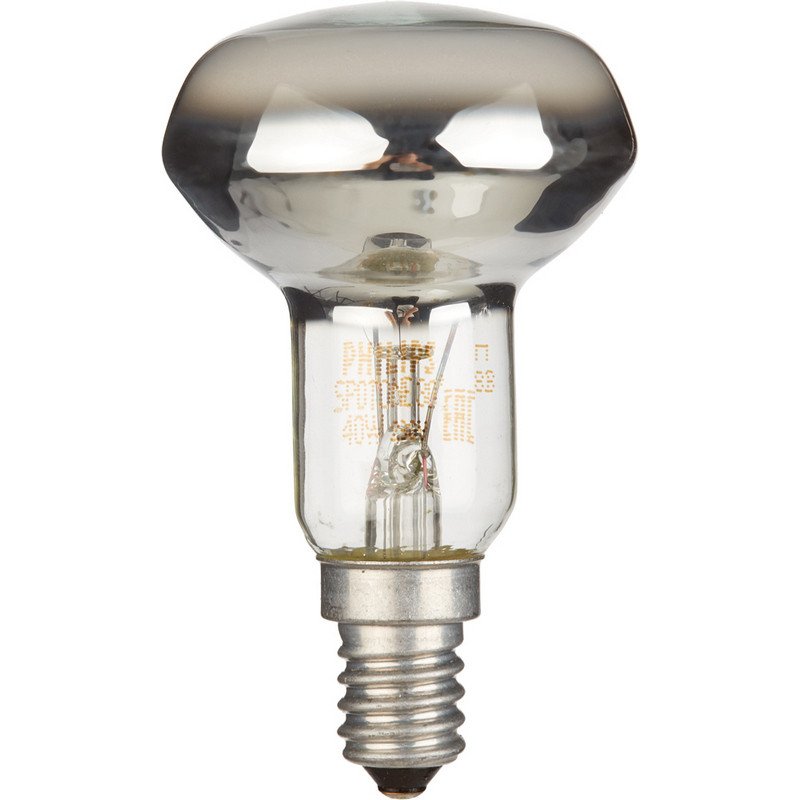 Лампа накаливания Philips, рефлекторная (зеркальная) R50, 40Вт, цоколь E14